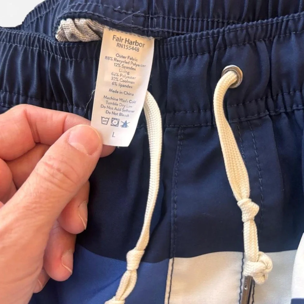 Fair Harbor Sustainable Beach Vacation Swim Trunks